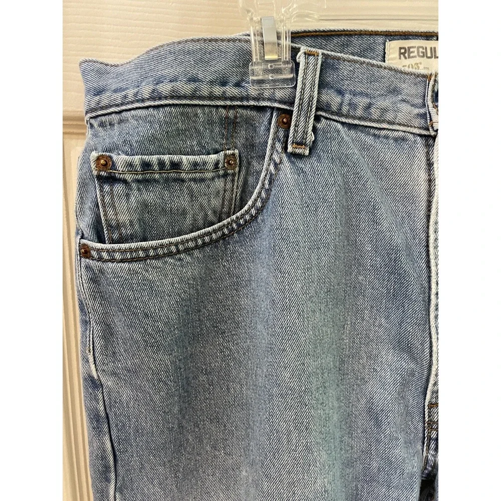 Levis Men's‎ Jeans 505 Tag:38x30 Act: 38x27